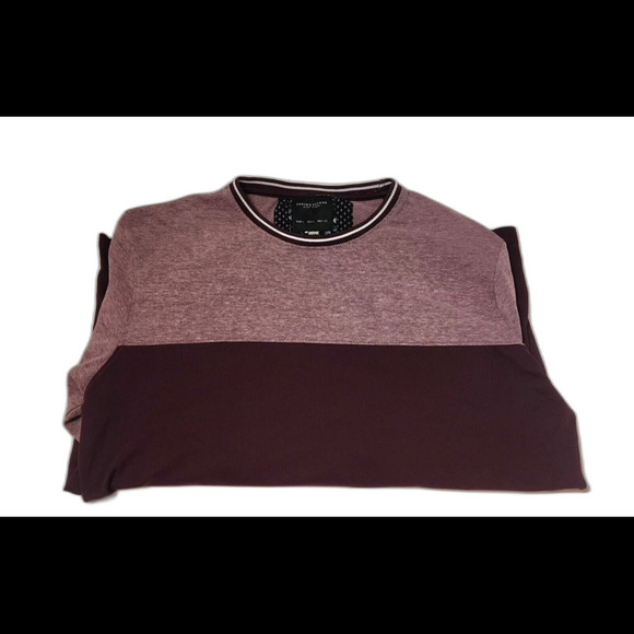 Denim & Flowers Ricky Singh Crew Neck Men’s Sweater Burgundy SZ L-Discontinued! - Picture 9 of 10